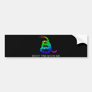 Gay pride ne pas taper sur moi Bumper Sticker