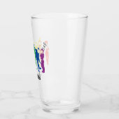 Gay Pride Parade Illustration Personalized Glas (Links)
