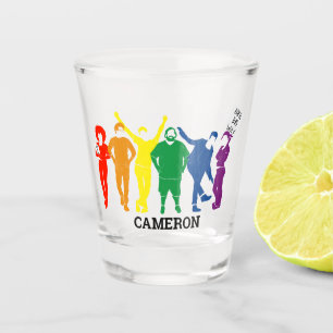 Gay Pride Parade Illustration Persoonlijk Shot Glas