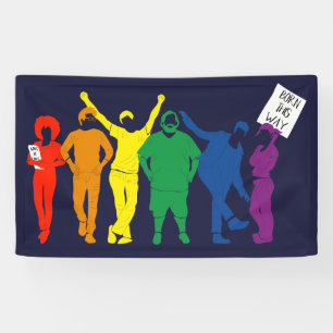 Gay Pride Parade People Illustration Spandoek