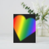 Gay Pride Party Invitations Rainbow Love Kaarten (Staand voorkant)