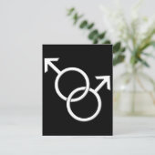 Gay Pride Party nodigt de kaarten van de zelfde-Se (Staand voorkant)