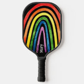 Gay Pride Pickleball Paddle (Achterkant)