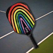 Gay Pride Pickleball Paddle
