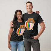 Gay Pride Pomeranian T-shirt (Unisex)
