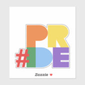 Gay Pride | #PRIDE Sticker (Vel)