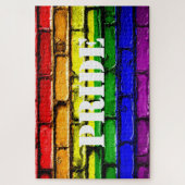 Gay pride Rainbow Brick PUZZLE (Vertical)