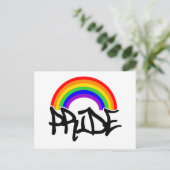 Gay Pride Rainbow Briefkaart (Staand voorkant)