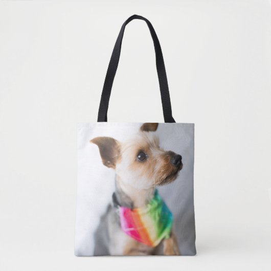 Gay Pride Rainbow Dog | Yorkshire Terrier Draagtas (Voorkant)