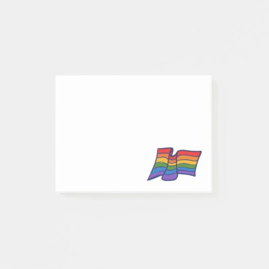 Gay Pride Rainbow Flag Art Post-it® Notes (Voorkant)