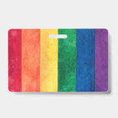 Gay Pride Rainbow Flag Badge (Achterkant)