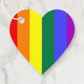 Gay Pride Rainbow Flag Bedankjes Labels (Voorkant)