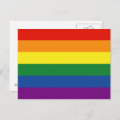 Gay pride Rainbow Flag Briefkaart (Voorkant / Achterkant)