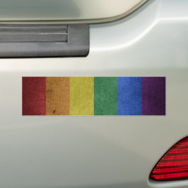 Gay Pride Rainbow Flag Bumpersticker