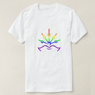 Gay Pride Rainbow Flag Colors GLBTQ Design T-shirt