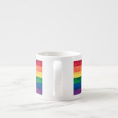 Gay Pride Rainbow Flag Espresso Kop (Achterkant)