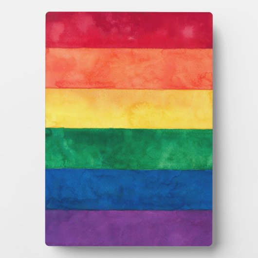 Gay Pride Rainbow Flag Fotoplaat (voorkant)