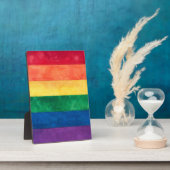 Gay Pride Rainbow Flag Fotoplaat (Zijkant)