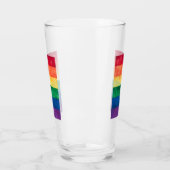 Gay Pride Rainbow Flag Glas (Links)