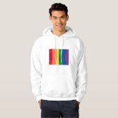 Gay Pride Rainbow Flag Hoodie (Voorkant volledig)