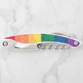 Gay Pride Rainbow Flag Kurkentrekker (Voorkant)