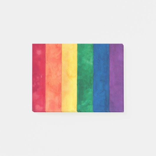 Gay Pride Rainbow Flag Post-it® Notes (Voorkant)