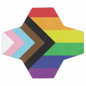 Gay Pride Rainbow Flag Progressive LGBTQIA+ Voetbal (Enkel)