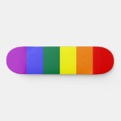Gay Pride Rainbow Flag Skateboard (Horizontaal)