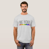 Gay Pride Rainbow Flag. T-shirt (Voorkant volledig)