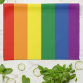 Gay pride Rainbow Flag Theedoek (Gevouwen)