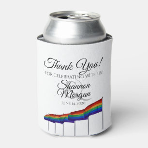 Gay Pride Rainbow Flag Wedding Foam Koelbox Blikjeskoeler