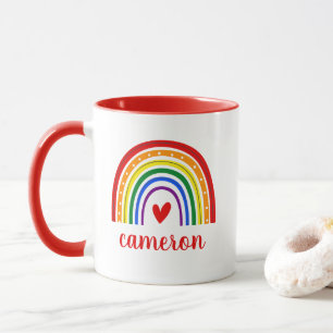 Gay Pride Rainbow gepersonaliseerd Mok