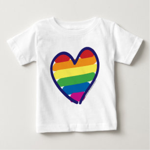Gay Pride Rainbow Heart