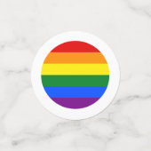 Gay Pride Rainbow Love Wedding Confetti (Kleine voorkant)