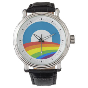 Gay Pride Rainbow Obama Horloge