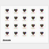 Gay Pride Rainbow Single Af Valentines Day Sarcas  Ronde Sticker (Vel)