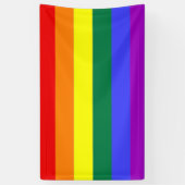 Gay Pride Rainbow Spandoek (Verticaal)