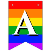 Gay Pride Rainbow Wedding Vlaggetjes (Derde vlag)