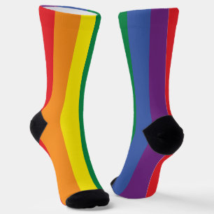 Gay pride regenboogkleurig LGBT Sokken