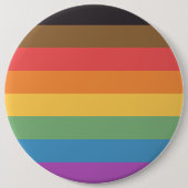 Gay Pride Ronde Button 6,0 Cm (Voorkant)