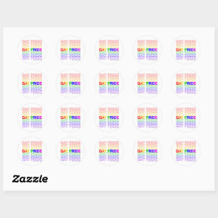 Gay Pride Ronde Sticker