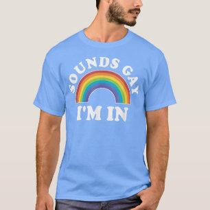 Gay Pride S Mannen Vrouwen LGBT regenbooggeluiden T-shirt