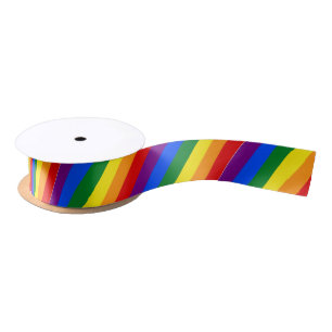 Gay Pride Satin Ribbon Lint