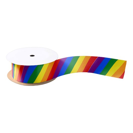 Gay Pride Satin Ribbon Lint (Spoel)