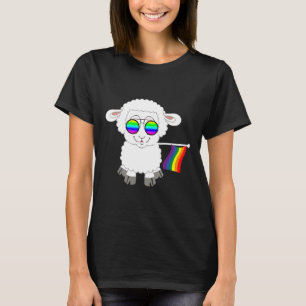Gay Pride Schaap Regenboog Veehouderij LGBT Lam Ge T-shirt