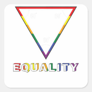 Gay Pride Shirt Gay Pride Flag LGBTQ Funny Gift Ma Vierkante Sticker