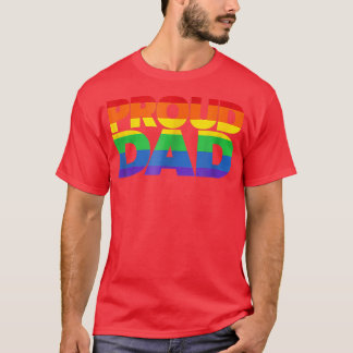 Gay Pride Shirt Proud Dad LGBT Parent Vaderdag