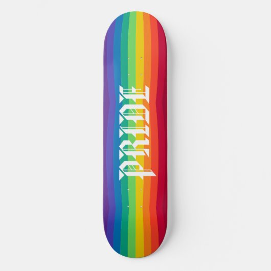 Gay Pride Skateboard (Voorkant)