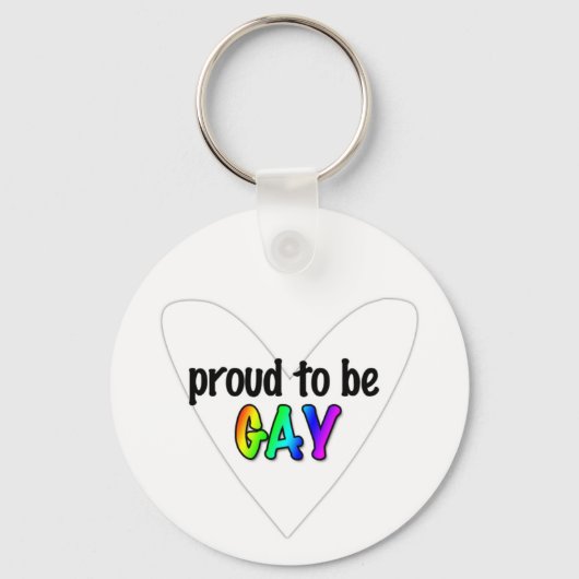 Gay Pride Sleutelhanger (Voorkant)
