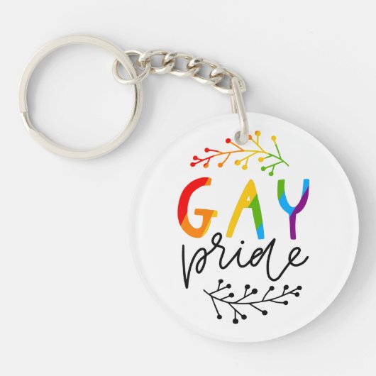Gay Pride Sleutelhanger (Voorkant)
